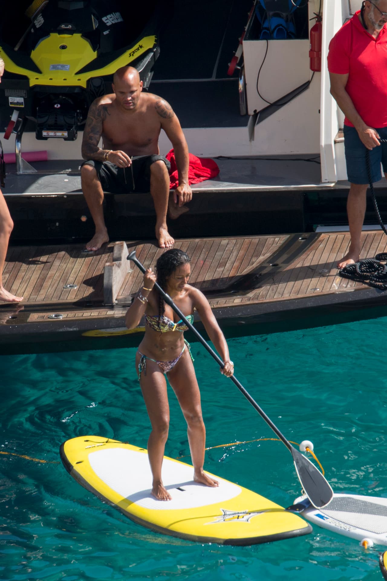 Mel B es muy activa.