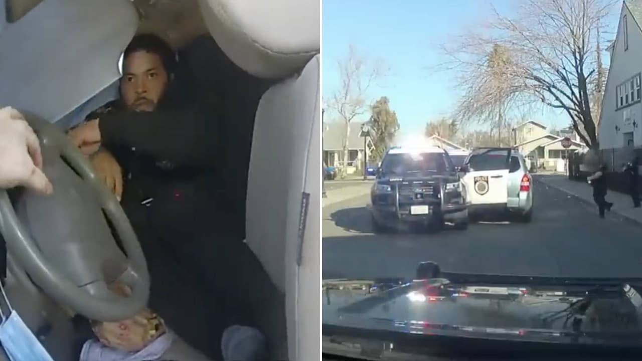 Así fue el tiroteo entre oficiales contra presunto ladrón en North Sacramento