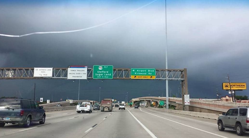 La audiencia compartió fotos del centro de Texas tras el paso de Bill.