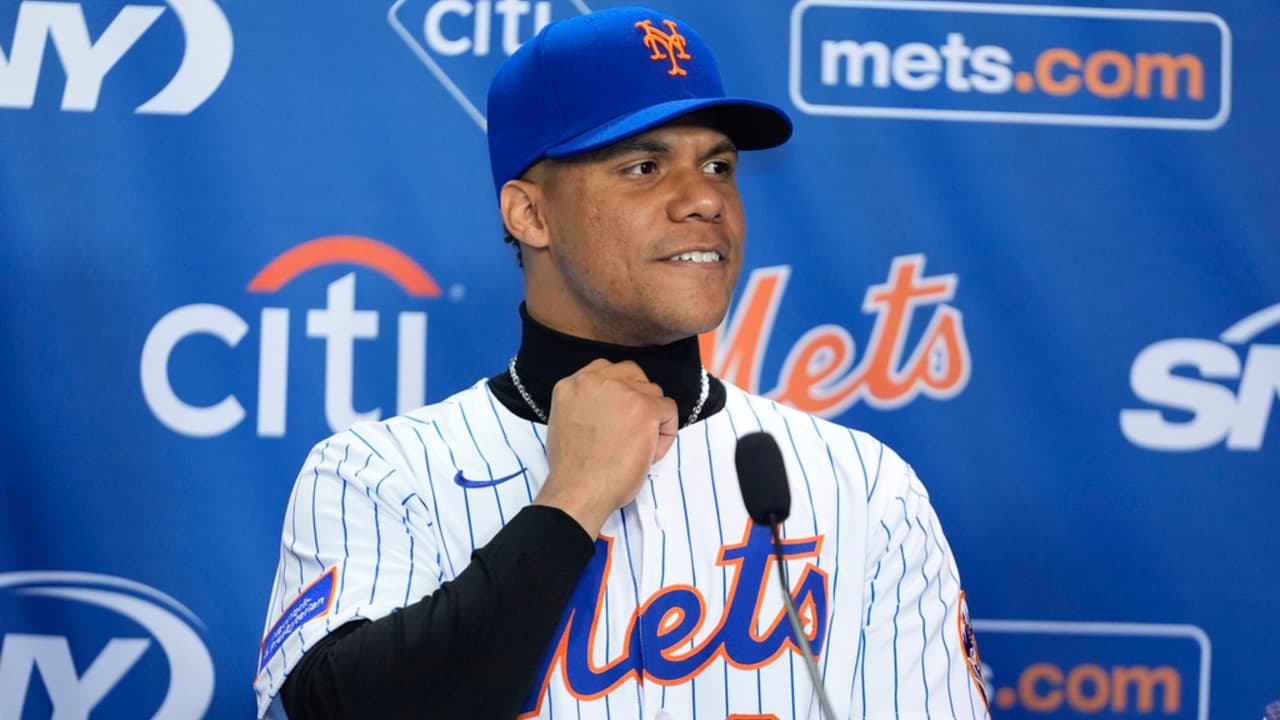 Juan Soto es presentado oficialmente como nuevo jugador de los Mets tras firma millonaria de contrato