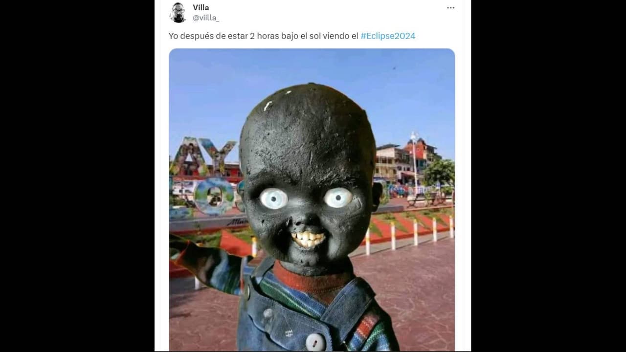 Los mejores memes del Eclipse Solar Total 2024
