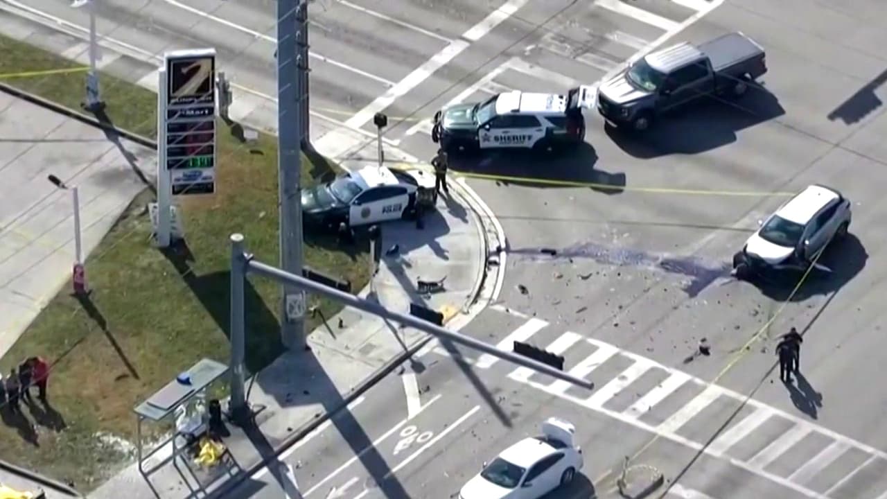 Accidente múltiple en Miami-Dade deja una persona muerta y varias heridas
