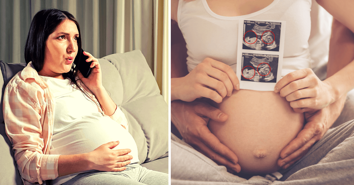 Mujer está embarazada de cuatro bebés: tendrá dos pares de gemelos idénticos y así se enteró