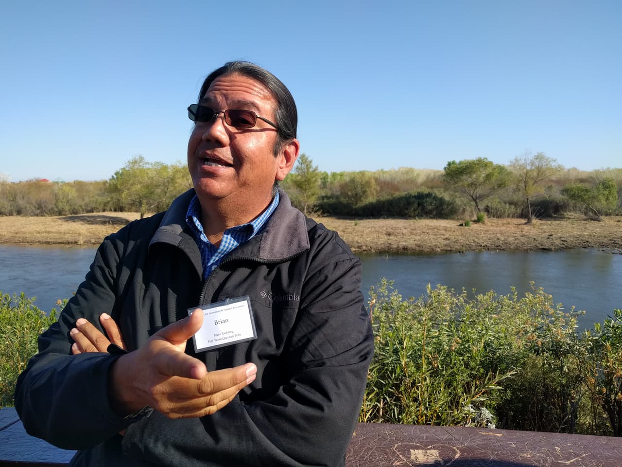 Brian Golding es el director de Economía y Desarrollo de la tribu Quechan en Yuma. Entre otras cosas, su trabajo es velar por que su gente reciba el agua que merece y necesita y haga el mejor uso de ella.