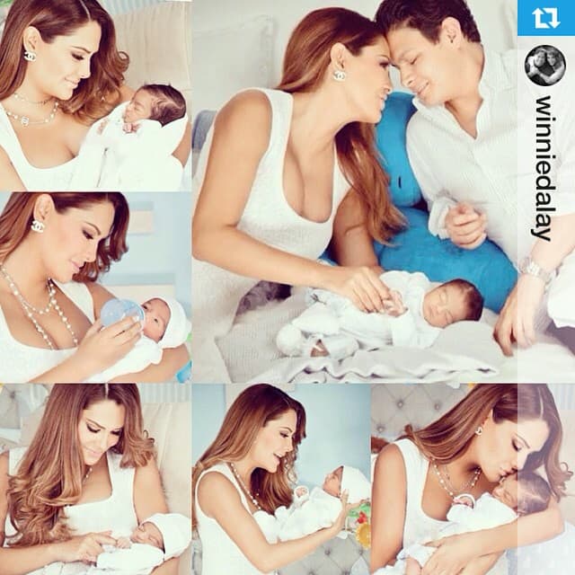 El pequeño nació el 21 de septiembre de 2014, cuando la pareja aún estaba junta y los problemas y escándalos se veían lejanos.