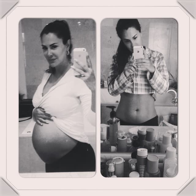 Ninel recuperó su figura rápidamente.