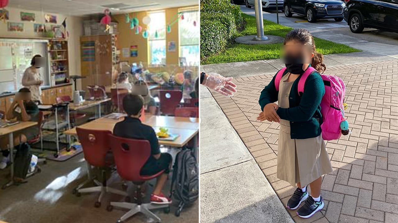 Esta es la nueva normalidad en la escuela Westminster ubicada en Palmettto Bay.