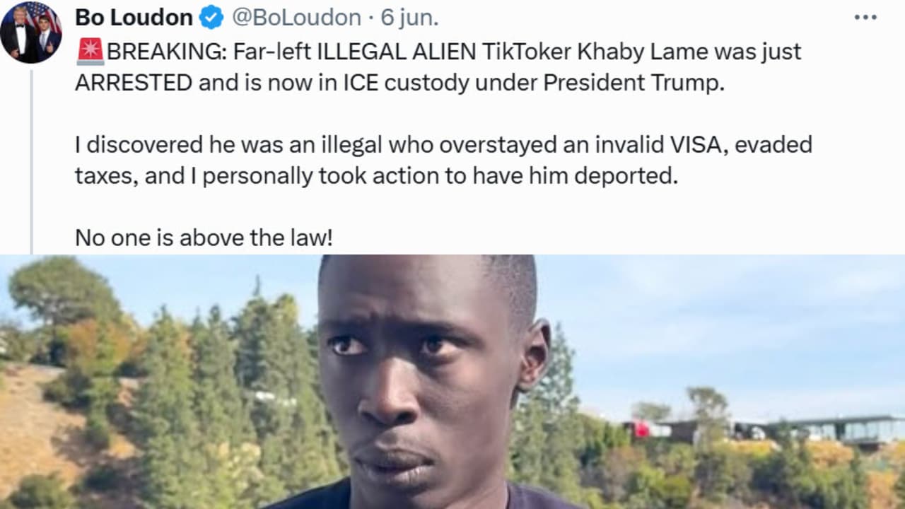 El activista Bo Loudon fue el primero en reportar la supuesta deportación del 'tiktoker' Khaby Lame.