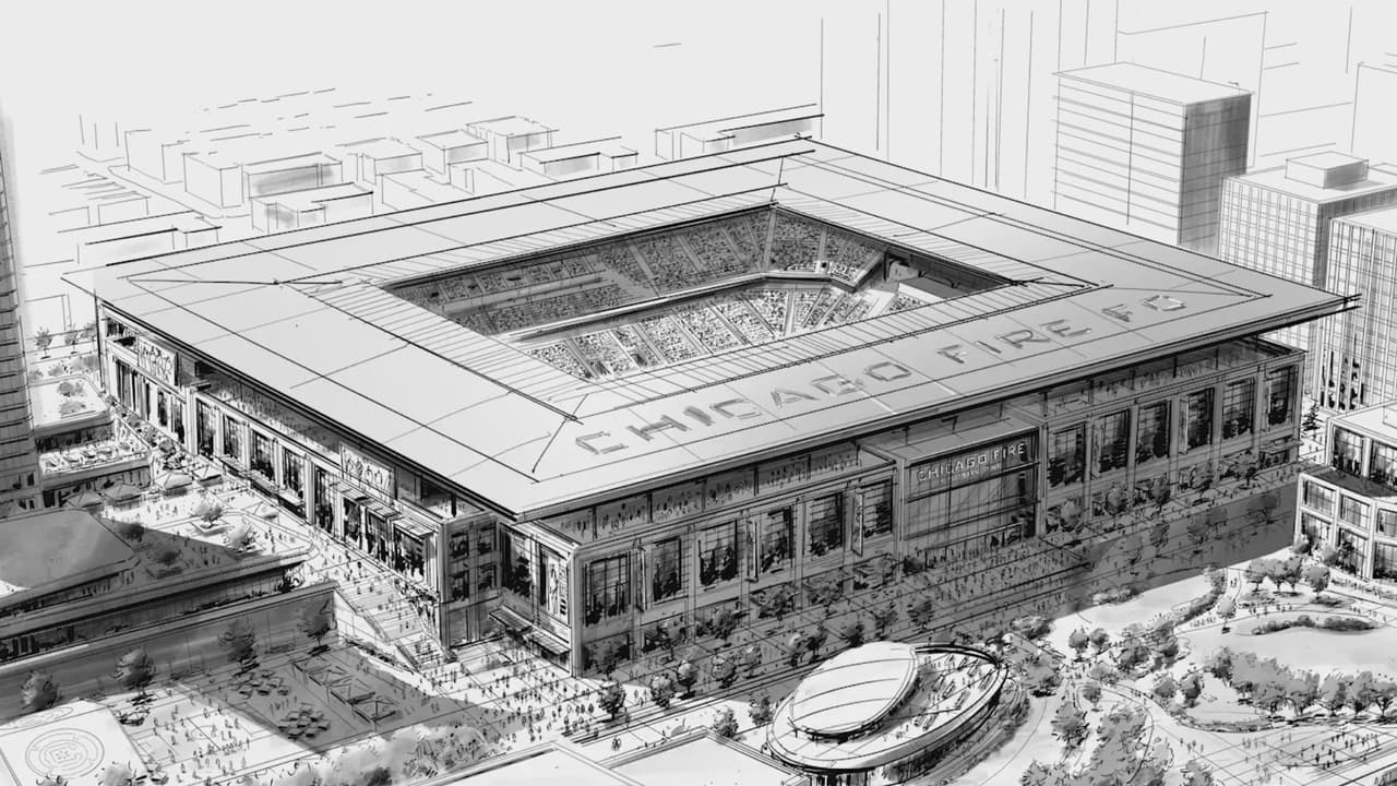 Así lucirá el nuevo estadio del Chicago Fire en el centro de la ciudad