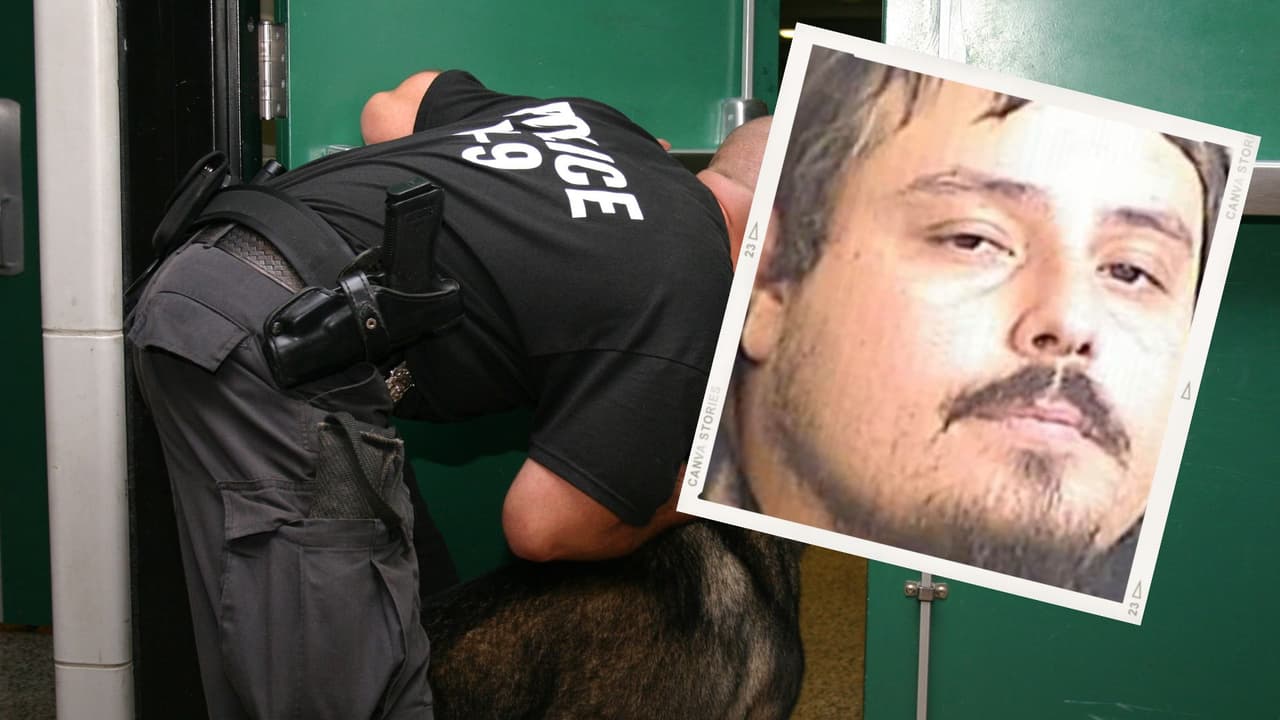 Golpea en la cabeza a abuelito de 86 años y trata de asfixiar a un K-9 antes de ser arrestado