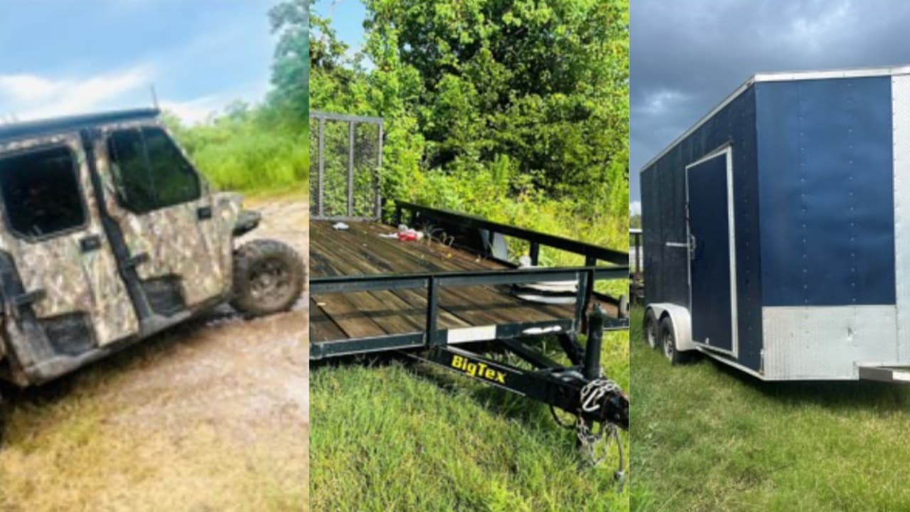 Golpe contra el robo de autos en Texas: Hallan tráileres, todoterrenos y armas en una vivienda de Houston