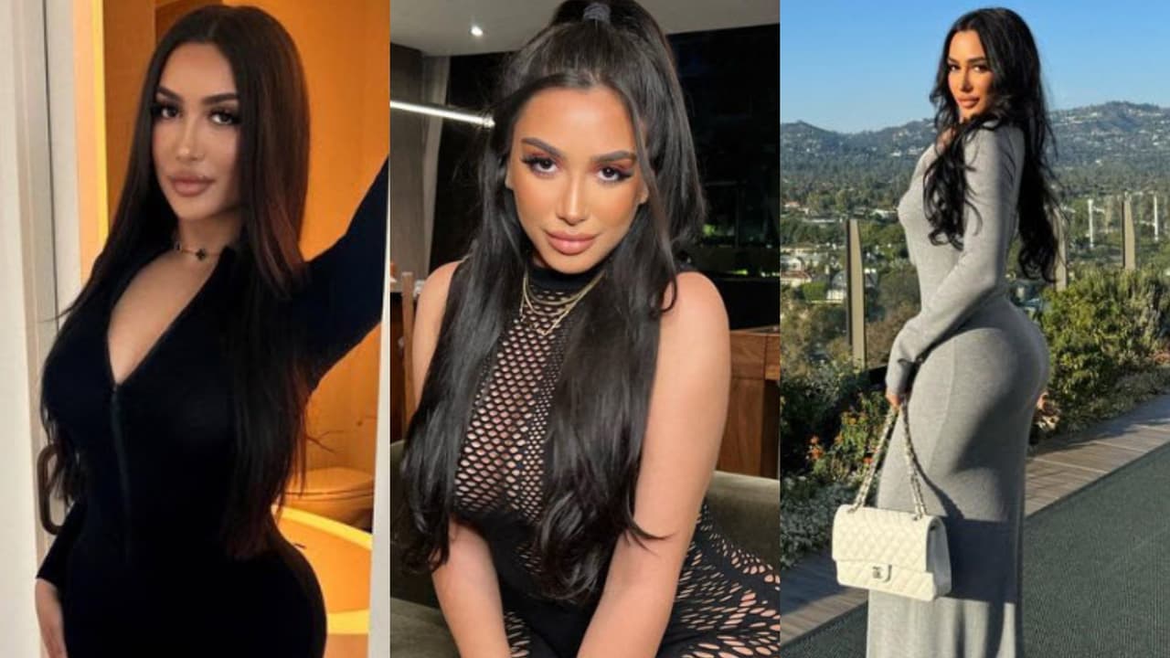 En algunas fotos, Sahar Sonia aparece con un bolso que se asemeja al que trae la mujer que sale con Peso Pluma en un casino en Las Vegas.