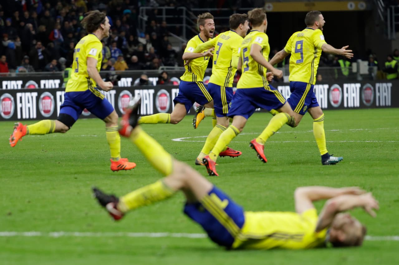 Llegó el pitazo final e Italia no logró clasificar a la Copa del Mundo luego de 56 años consecutivos participando en el torneo.