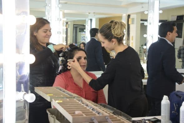 Aunque también dejaba que la consintieran las maquillistas.