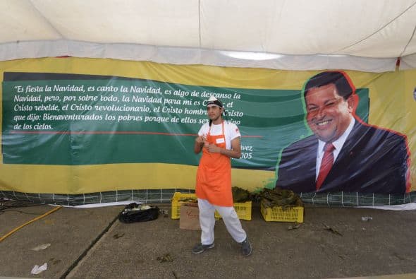 El evento se realizó en el Los Próceres, un campo militar de Caracas que un concurrido paseo familiar de fin de semana.