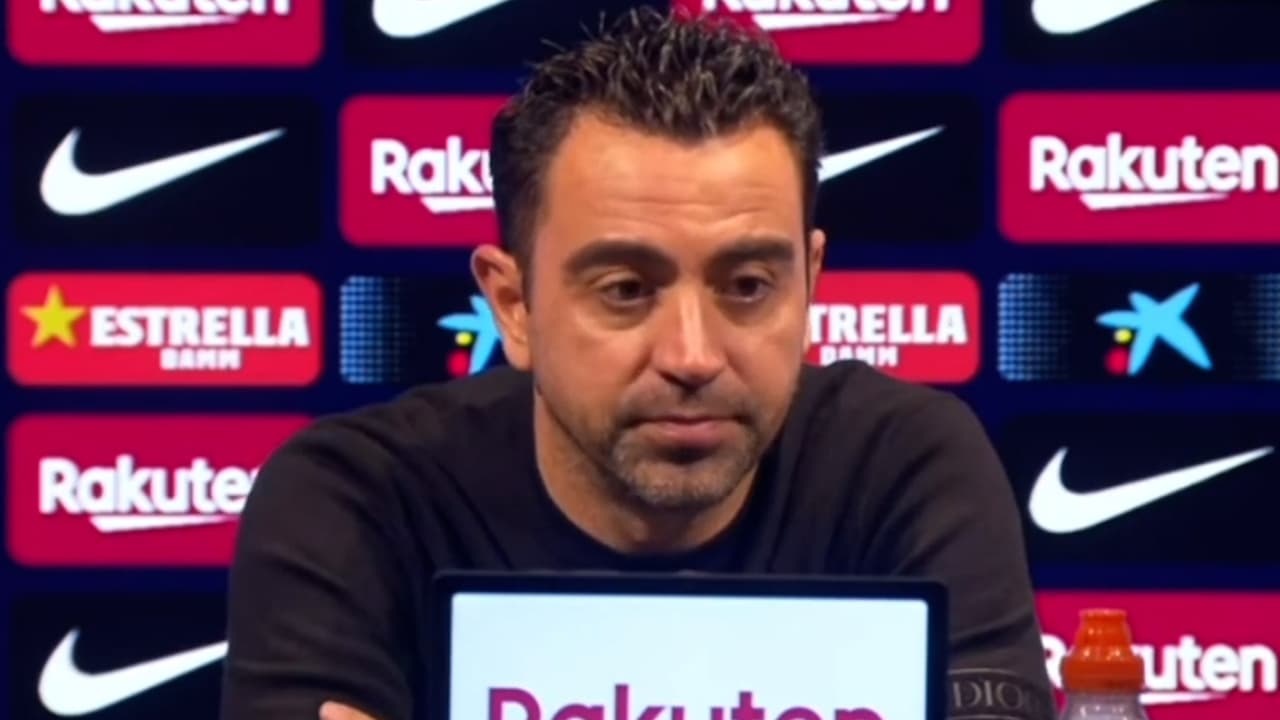 Xavi tras la derrota del Barcelona: "No hemos sido nosotros" 