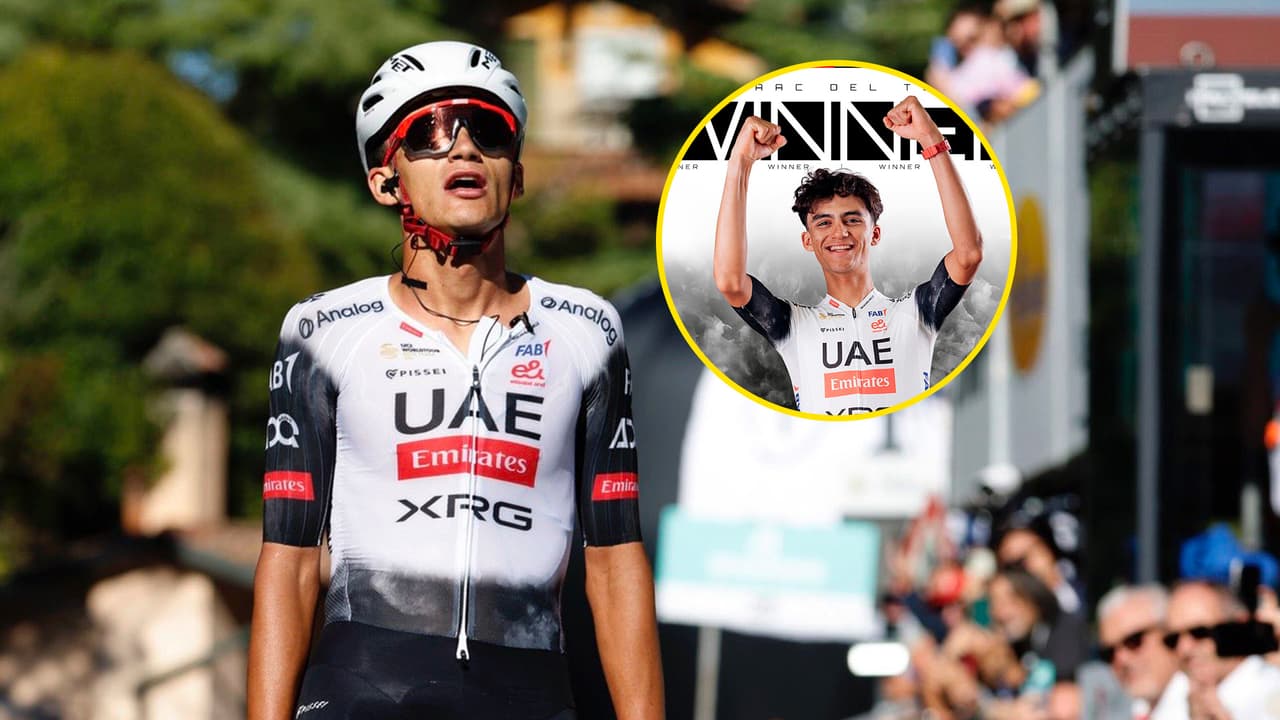 Isaac del Toro gana el Giro de Emilia y suma su decimocuarta victoria del año