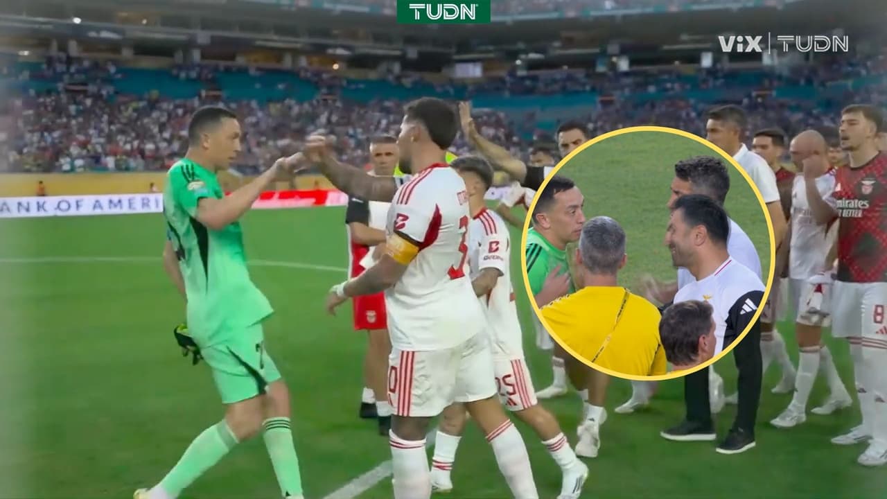 Ojo a la reacción de Agustín Marchesín contra Benfica 