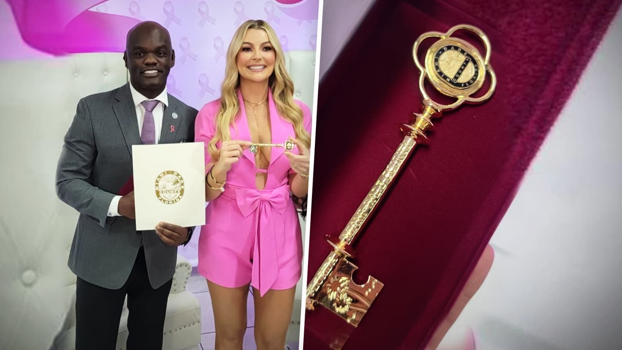 Marjorie de Sousa recibe las llaves de la ciudad de Miami por su labor contra el cáncer de mama