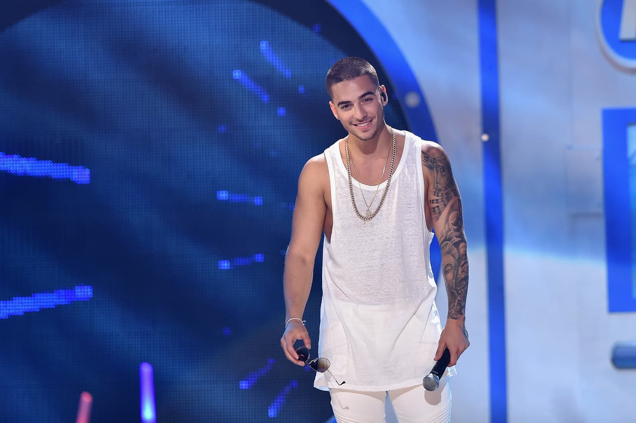 Además de presentar una de las categorías, Maluma también cantó.
