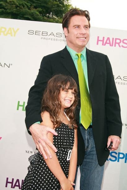 Aunque sólo tenía ocho años, John Travolta hizo que su pequeña hija Ella participara en ‘Old Dogs’.