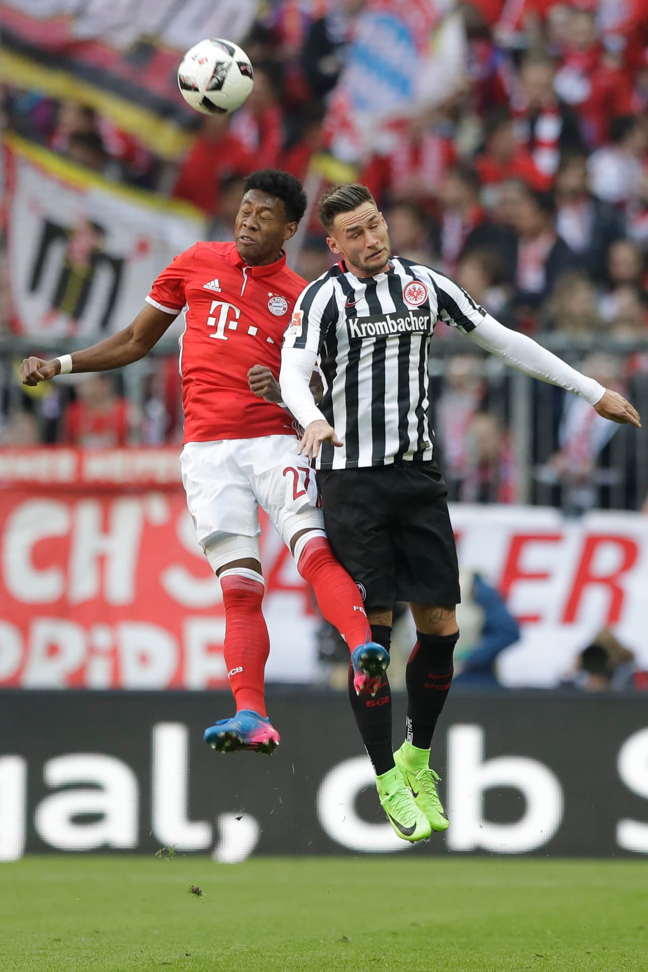 El lateral David Alaba (Bayern) también fue una carta en la ofensiva de Ancelotti.
