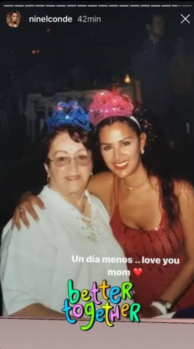 La actriz y cantante asegura que pone en práctica las 
<b>enseñanzas de su madre, Myrna Conde</b>, para no dejarse caer. 
<br>