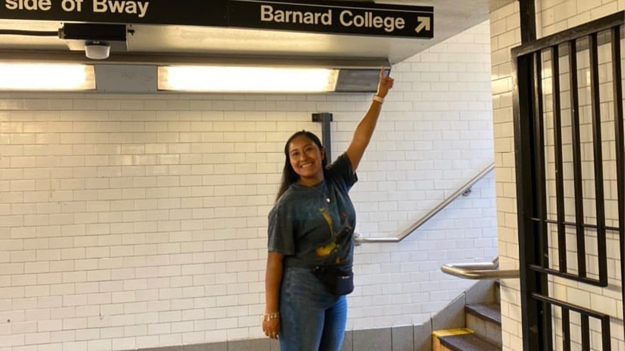 Finalmente Alondra cumplió su sueño, el poder inscribirse en la universidad que ella quería en Nueva York.