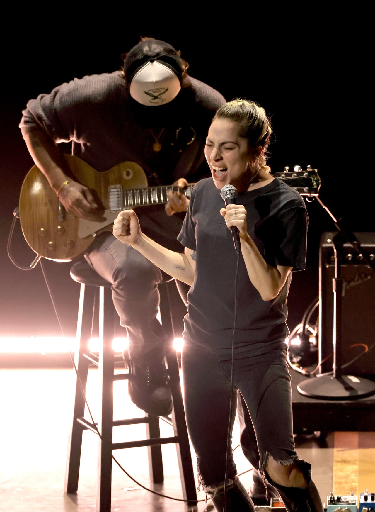 Presentación de Lady Gaga en los Premios Oscar 2023