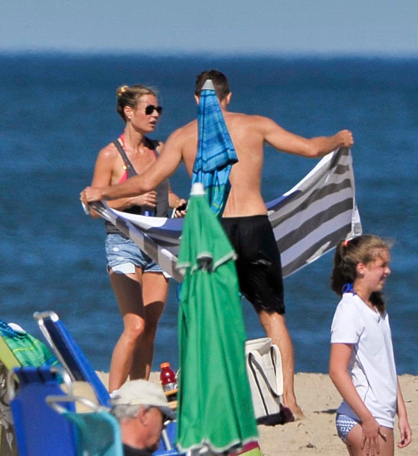 Gwyneth Paltrow y Chris Martin también fueron con algunos amigos al popular destino turístico.