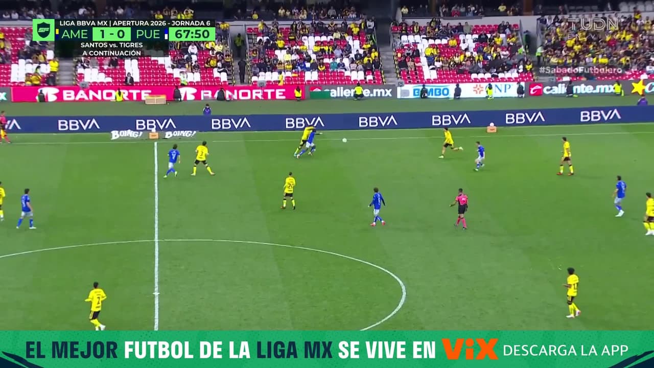 ¡LE ANULAN EL SEGUNDO AL AMÉRICA! Jugadón de Brian Rodríguez pero había fuera de juego en el rebote