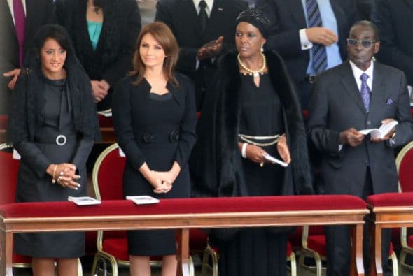 Una imagen de los representantes de diversos países que asistieron a la canonización de Juan XXIII y Juan Pablo II.