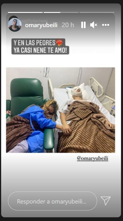 "Dios me cuidó de algo ¡que pudo
<b>haber estado mucho peor</b>!", escribió el artista.
<br>