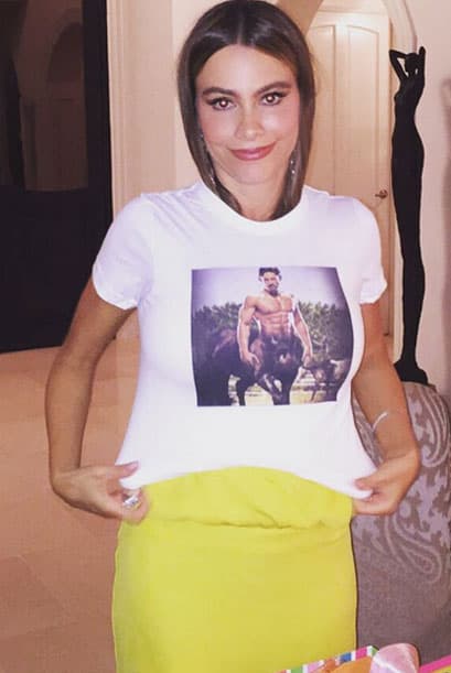 ¡Con todo y playera de Joe como un centauro!