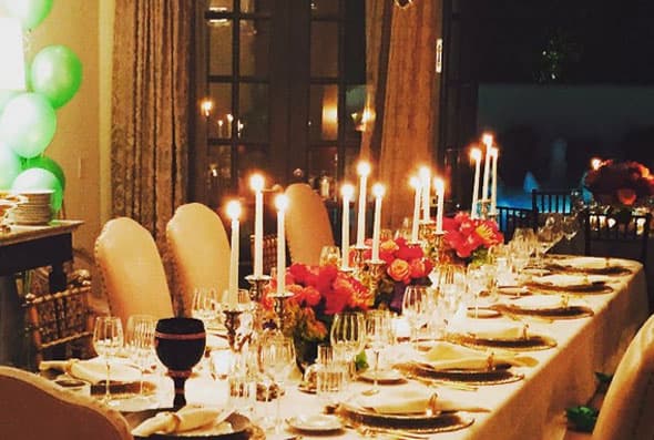 Decoró a la perfección su comedor.