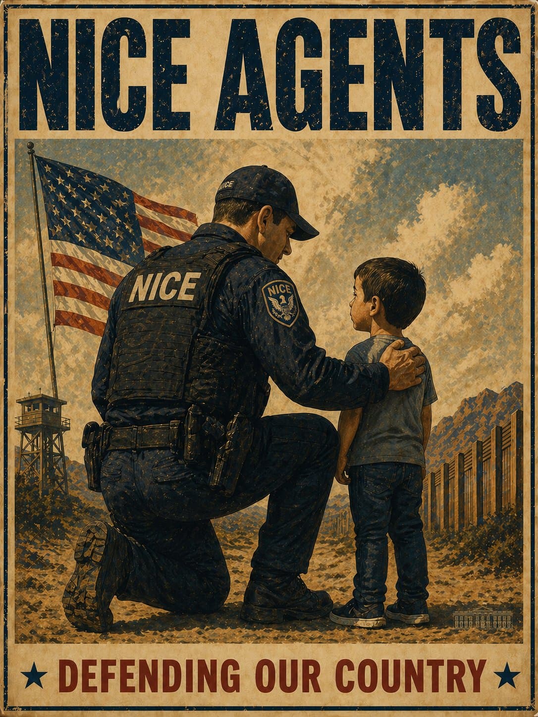 ICE podría llamarse NICE: la idea viral que Trump respaldó y ya llegó a la Casa Blanca