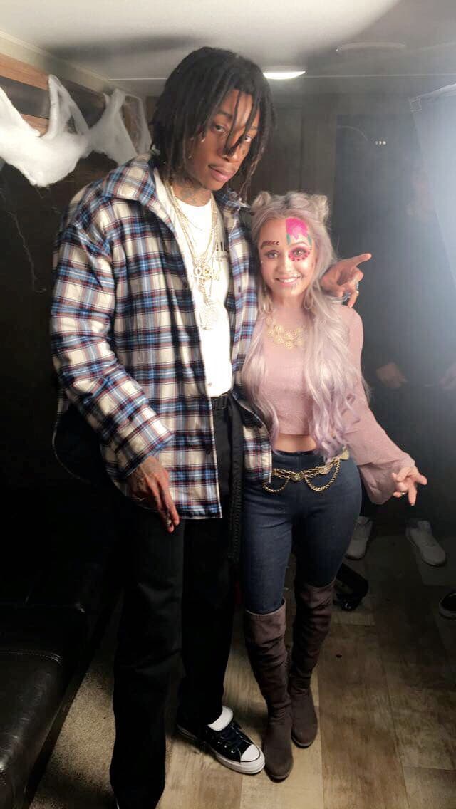 The Dana Cortez Show has your exclusive look at some of your favorite artists backstage at the two-day music festival in San Antonio, Texas. Backstage, Dana poses for a photo with Wiz Khalifa after his performance on set on Saturday, October 28, 2017.