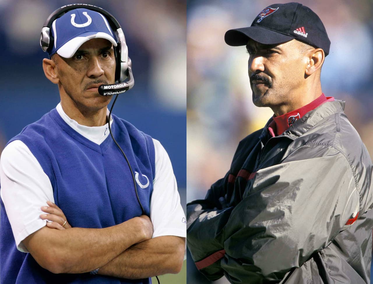 Dos caras: Tony Dungy encaminó a los Buccaneers e hizo corceles a los Colts