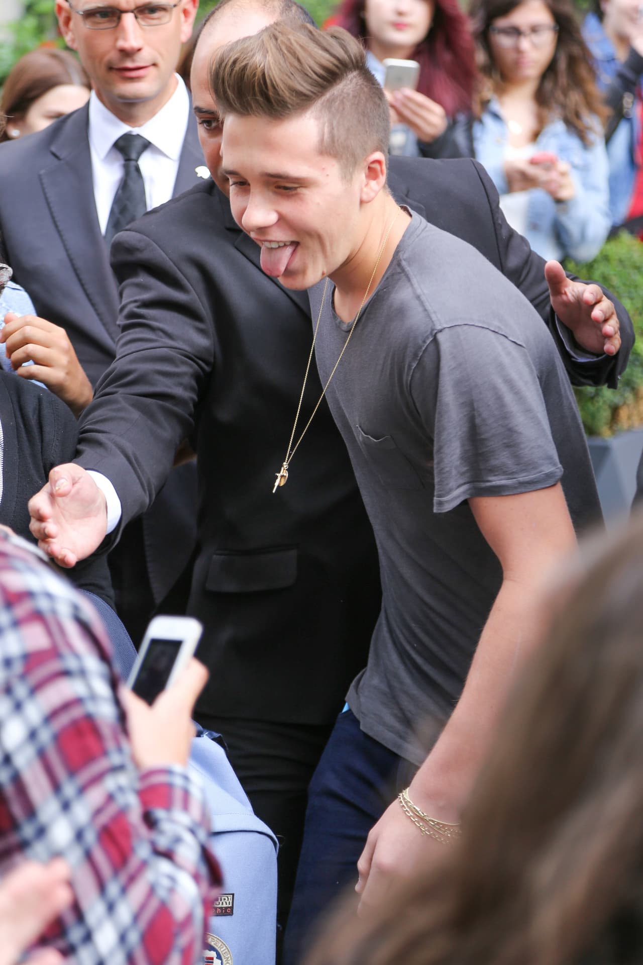 Pero su paseo no fue común y corriente.