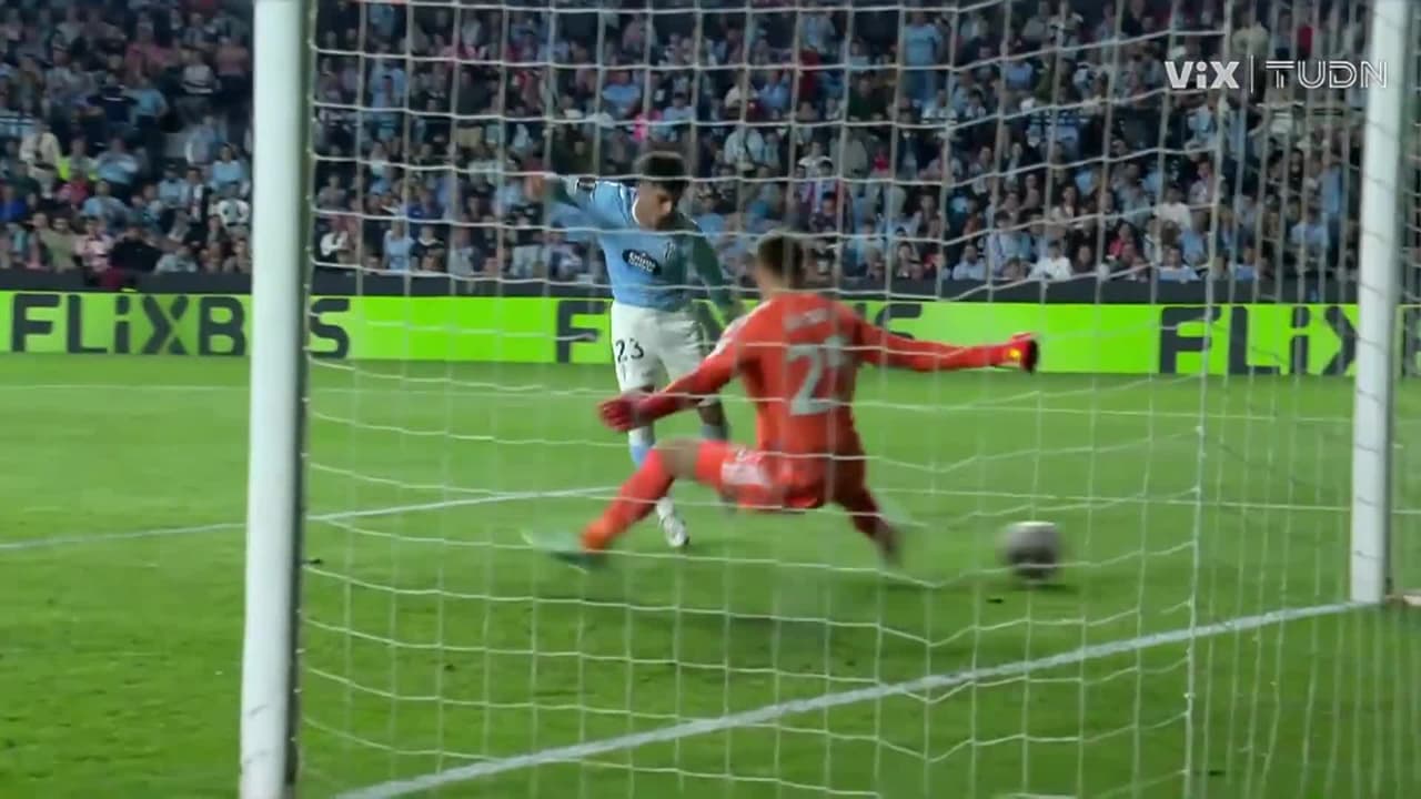 ¡Excelsa definición de Hugo Álvarez! Celta se pone al frente en el marcador