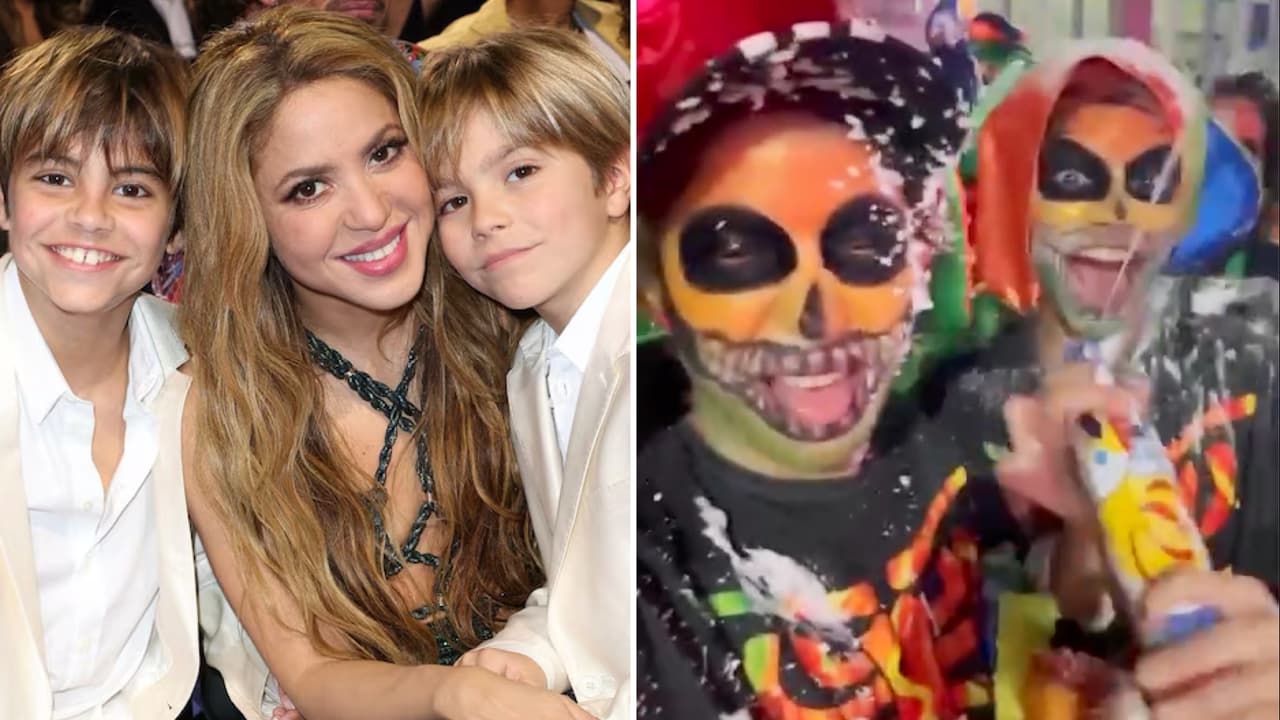 Shakira se lleva a sus hijos de incógnito al carnaval de Barranquilla: se camuflan entre la multitud