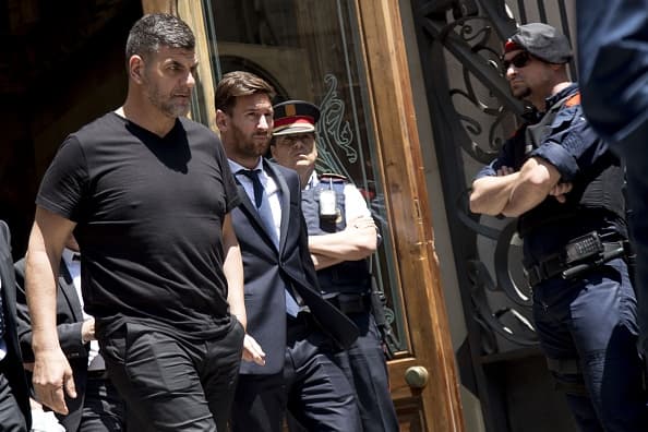 Messi tras recibir su pena