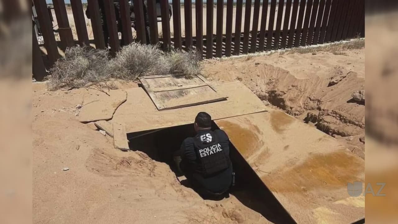 Autoridades mexicanas localizaron un narcotúnel en San Luis Río Colorado, Sonora, en la frontera con Arizona. Se cree que era utilizado para traficar drogas hacia los Estados Unidos, el cual habría sido construido por el Cartel de Sinaloa.