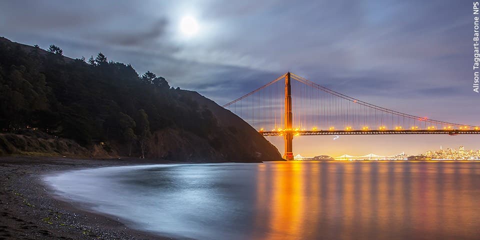 Y aun cuando no pueden negar las bellezas naturales de California, también recordaron que estos no son tiempos para un viaje por carretera a un parque o playa.
<br>
<br>El parque 
<b>Kirby Cove</b> forma parte del área recreativa del Golden Gate en San Francisco.