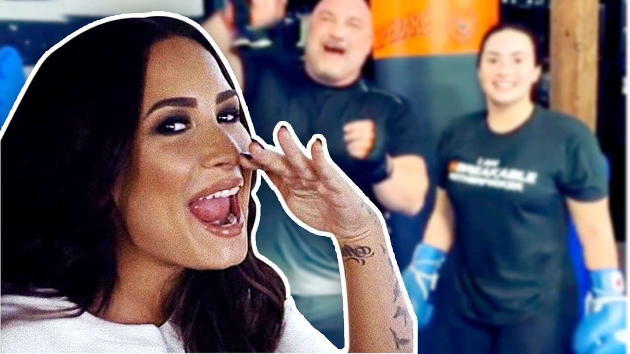 Que se cuiden los trolls: ahí viene Demi Lovato y su poderoso gancho de box