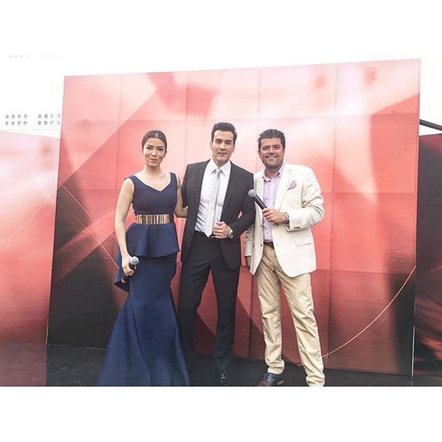 David es un amante de las redes y gritó muy fuerte su presencia en la gala.