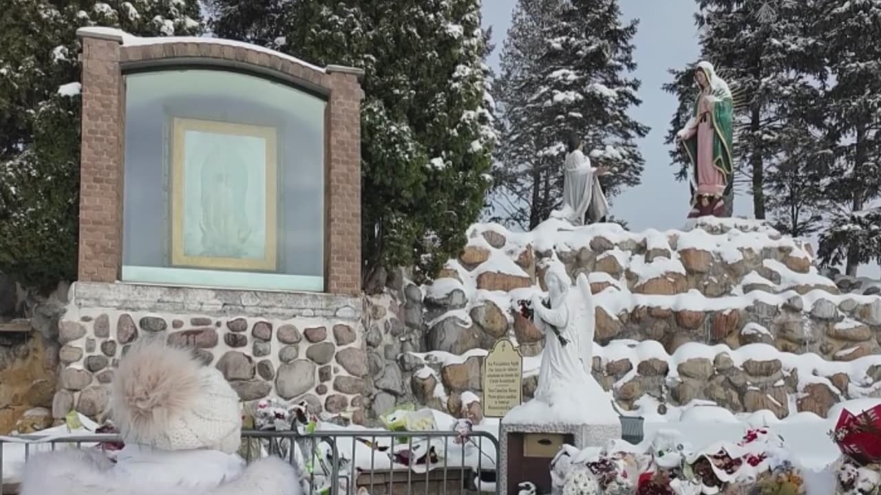 Así preparan el Santuario en Des Plaines para Las Mañanitas a la Virgen de Guadalupe