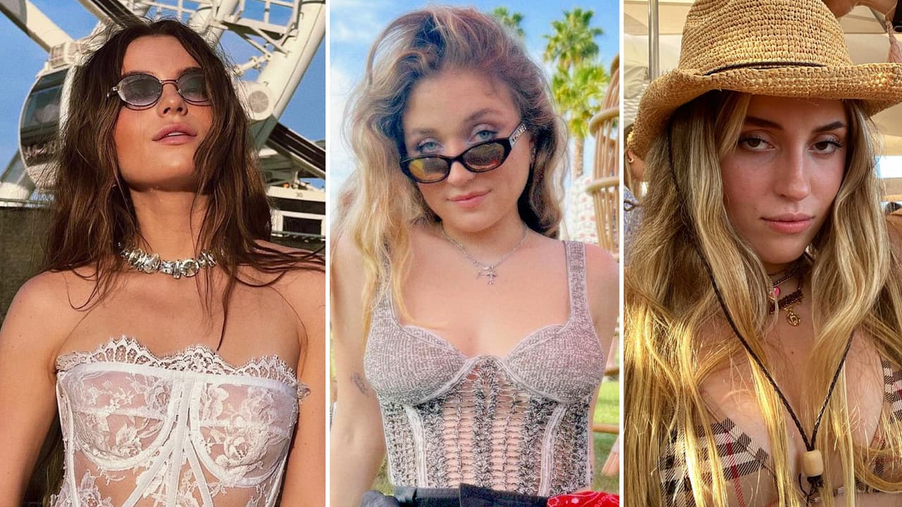 Hijas de Angélica Rivera enloquecen las redes con sus looks en Coachella: corsets, cadenas y más