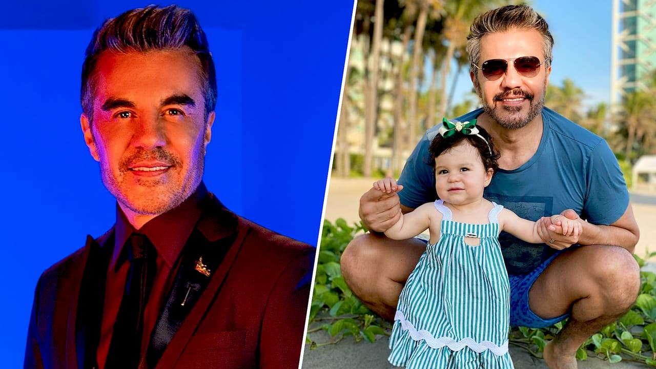 La bebé de Adrián Uribe ya "ensaya" para convertirse en actriz: ¡es una ternura!