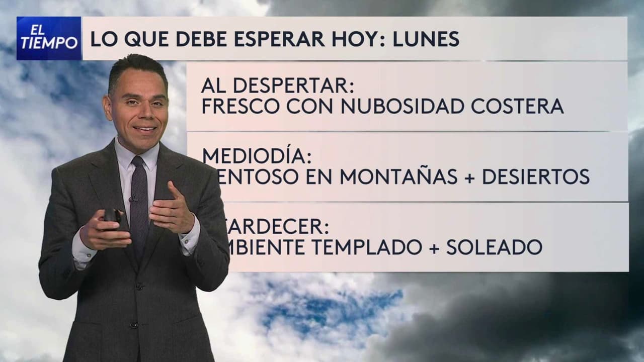 Pronóstico del tiempo hoy en Los Ángeles: Tarde templada y soleada; el termómetro alcanzará 76 °F